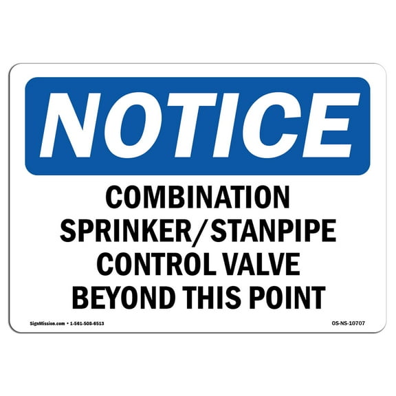 SignMission OS-NS-A-710-V-11027 7 x 10 in. OSHA Notice Sign - Dig Between Sign