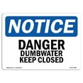 thumbnail image 1 of OSHA Notice Sign - Danger Dumbwaiter Keep Closed |  Aluminum Sign | Protect Your Business, Construction Site, Warehouse & Shop Area |  Made in the USA, 1 of 6