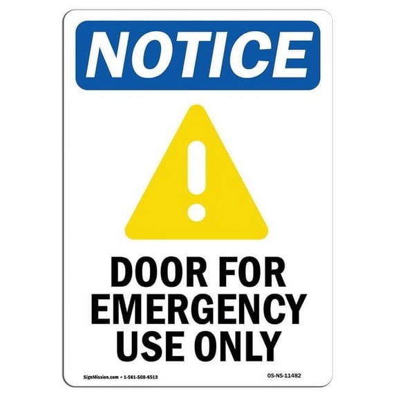 OSHA Notice Sign - Do Not Enter Boiler Room | Aluminum Sign | Protect Your Business, Construction Site, Warehouse & Shop Area | Made in the USA