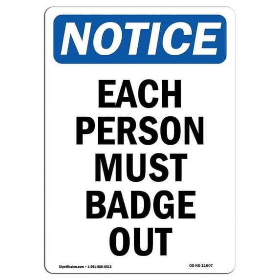 OSHA Notice Sign - Do Not Lean Or Climb On Railing | Aluminum Sign | Protect Your Business, Construction Site, Warehouse & Shop Area | Made in the USA