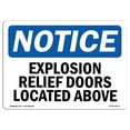 thumbnail image 1 of SignMission OS-NS-A-710-L-12273 7 x 10 in. OSHA Notice Sign - Explosion Relief Doors Located Above, 1 of 6