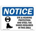 thumbnail image 1 of SignMission OS-NS-A-710-V-12587 7 x 10 in. OSHA Notice Sign - Fire Exit Do Not Block, 1 of 6