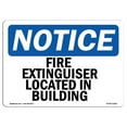 thumbnail image 1 of OSHA Notice Sign - Fire Extinguisher Located In Building |  Aluminum Sign | Protect Your Business, Construction Site, Warehouse & Shop Area | Made in the USA, 1 of 6