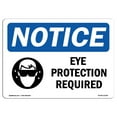 thumbnail image 1 of OSHA Notice Sign - Eye Protection Required |  Aluminum Sign | Protect Your Business, Construction Site, Warehouse & Shop Area |  Made in the USA, 1 of 6
