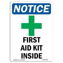 OSHA Notice Sign - Fall Protection Required Beyond |  Aluminum Sign | Protect Your Business, Construction Site, Warehouse & Shop Area |  Made in the USA