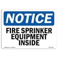 thumbnail image 1 of OSHA Notice Sign - Fire Sprinkler Equipment Inside |  Aluminum Sign | Protect Your Business, Construction Site, Warehouse & Shop Area |  Made in the USA, 1 of 6