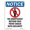 thumbnail image 1 of OSHA Notice Sign - Maintenance Use Only |  Aluminum Sign | Protect Your Business, Construction Site, Warehouse & Shop Area |  Made in the USA, 1 of 6
