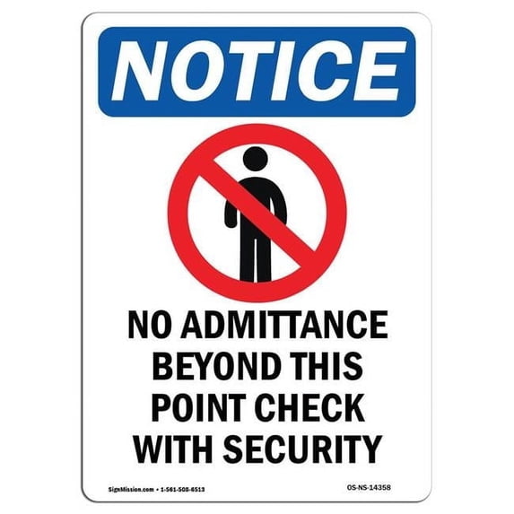 OSHA Notice Sign - Maintenance Use Only | Aluminum Sign | Protect Your Business, Construction Site, Warehouse & Shop Area | Made in the USA