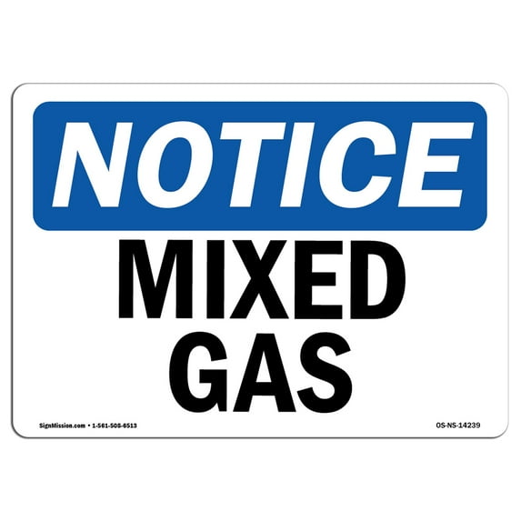 SignMission OS-NS-A-710-V-14471 7 x 10 in. OSHA Notice Sign - No Cotton Gloves
