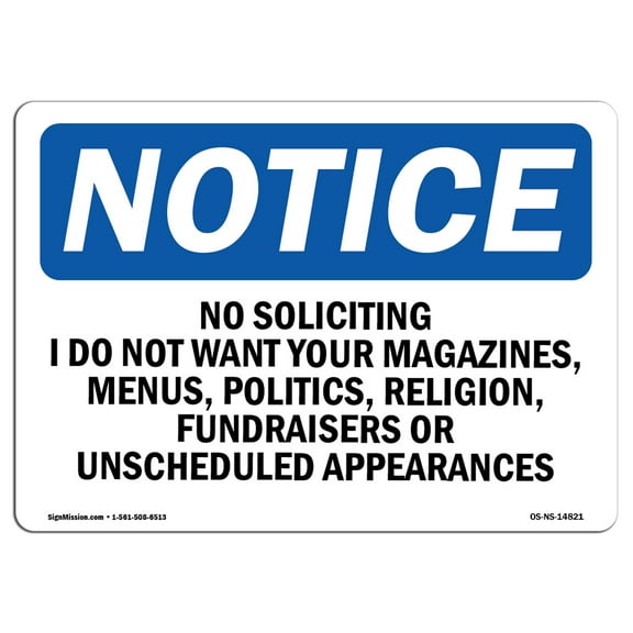 OSHA Notice Sign - No Trespassing Private |  Aluminum Sign | Protect Your Business, Construction Site, Warehouse & Shop Area |  Made in the USA