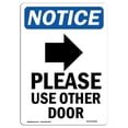 thumbnail image 1 of OSHA Notice Sign - NOTICE Do Not Enter Until Lock Out |  Aluminum Sign | Protect Your Business, Construction Site, Warehouse & Shop Area |  Made in the USA, 1 of 6