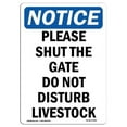 thumbnail image 1 of OSHA Notice Sign - NOTICE Please Use Other Door |  Aluminum Sign | Protect Your Business, Construction Site, Warehouse & Shop Area |  Made in the USA, 1 of 6