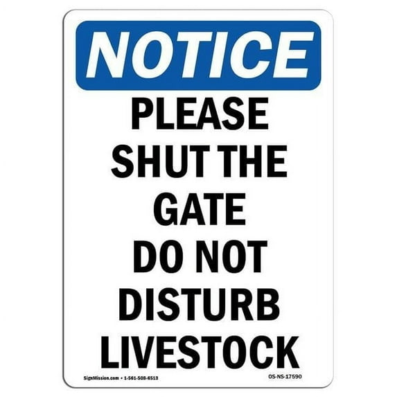 OSHA Notice Sign - NOTICE Please Use Other Door | Aluminum Sign | Protect Your Business, Construction Site, Warehouse & Shop Area | Made in the USA