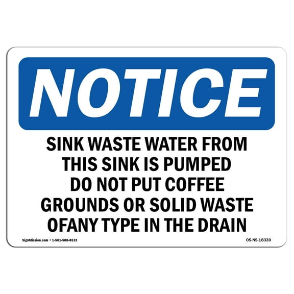 SignMission OS-NS-A-710-L-18330 7 x 10 in. OSHA Notice Sign - Siren Switch Alert One Rise - All Clear