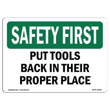 SignMission 12 x 18 in. OSHA Think Sign - Buckle Up for Safety ...