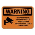 thumbnail image 1 of SignMission OS-WS-A-710-L-12279 7 x 10 in. OSHA Warning Sign - No Trespassing This Property with Symbol, 1 of 6