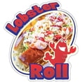 thumbnail image 1 of SignMission 8 in. Decal Concession Stand Food Truck Sticker - Lobster Roll, 1 of 1