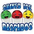 thumbnail image 1 of SignMission 8 in. Shaved Ice Raspados Decal Concession Stand Food Truck Sticker, 1 of 1