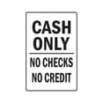 thumbnail image 1 of SignMission 8 x 12 in. Cash Only Decal - Money Credit Cards, 1 of 4