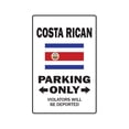 thumbnail image 1 of SignMission 8 x 12 in. Costa Rican Parking Decal - Costa Rica Central America, 1 of 4