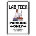 thumbnail image 1 of SignMission 8 x 12 in. Lab Tech Decal - Parking Science Laboratory Technician, 1 of 4