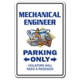 thumbnail image 1 of SignMission 8 x 12 in. Mechanical Engineer Decal - Drafting Slide Ruler Asme Dedecal Physics, 1 of 4