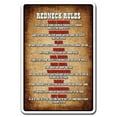 thumbnail image 1 of SignMission  8 x 12 in. Redneck Rules Sign, 1 of 1