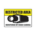 thumbnail image 1 of SignMission 8 x 12 in. Restricted Area Warning Decal - No Entry Keep Out Decals Do Not Enter Stay Out, 1 of 4