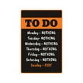 thumbnail image 1 of TO DO LIST Decal organize list lazy Decals | Indoor/Outdoor | 12" Tall, 1 of 4