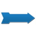 thumbnail image 1 of SignMission 8 x 24 in. Indoor & Outdoor Decor Direction Sticker Vinyl Wall Decals - Blue - 24 in., 1 of 3