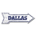 thumbnail image 1 of SignMission 8 x 24 in. Indoor & Outdoor Decor Direction Sticker Vinyl Wall Decals - Dallas - 24 in., 1 of 3