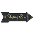 thumbnail image 1 of SignMission 8 x 24 in. Indoor & Outdoor Decor Direction Sticker Vinyl Wall Decals - Dressing Room - 24 in., 1 of 2