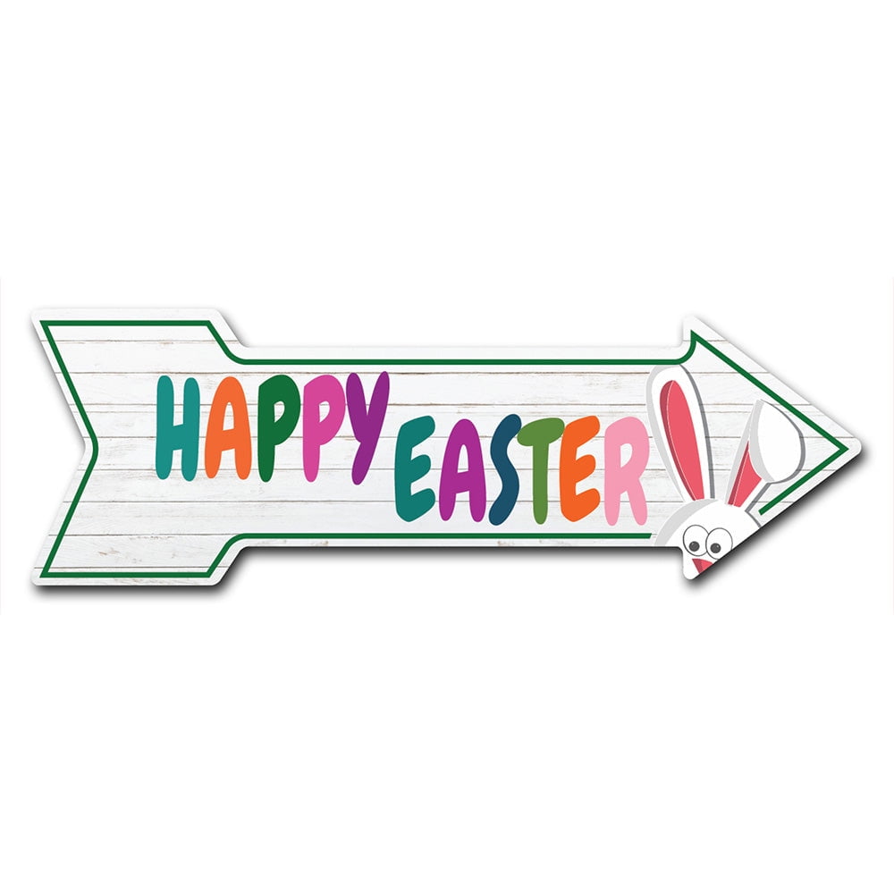 SignMission Decal Art Happy Easter Decal Indoor/ Outdoor Decor 24 ...
