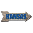thumbnail image 1 of SignMission 8 x 24 in. Indoor & Outdoor Decor Direction Sticker Vinyl Wall Decals - Kansas - 24 in., 1 of 3