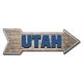 thumbnail image 1 of SignMission 8 x 24 in. Indoor & Outdoor Decor Direction Sticker Vinyl Wall Decals - Utah - 24 in., 1 of 2