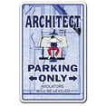 thumbnail image 1 of SignMission 9 in. Architect Decal - Parking Decals Blueprint Architecture Dedecaler, 1 of 4