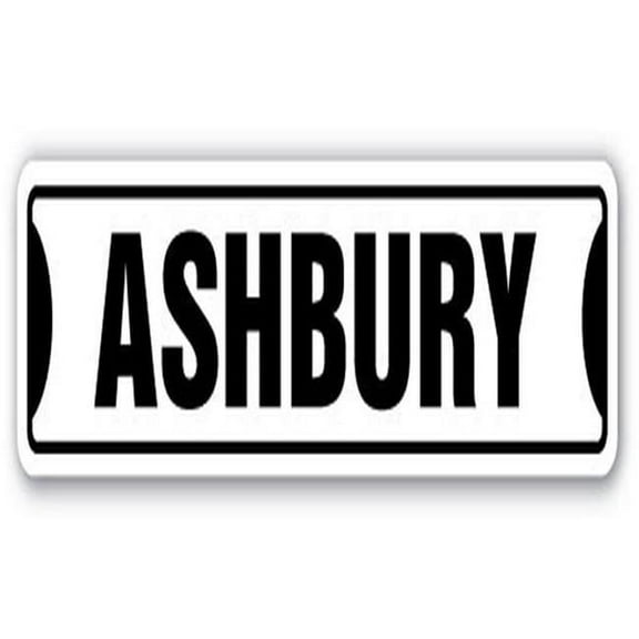SignMission 9 in. Ashbury Street Sign Decal - San Francisco Haight Road SF