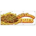 thumbnail image 1 of SignMission B-96 Chili Cheese Fries19 96 in. Chili Cheese Fries Banner with Concession Stand Food Truck Single Sided, 1 of 5