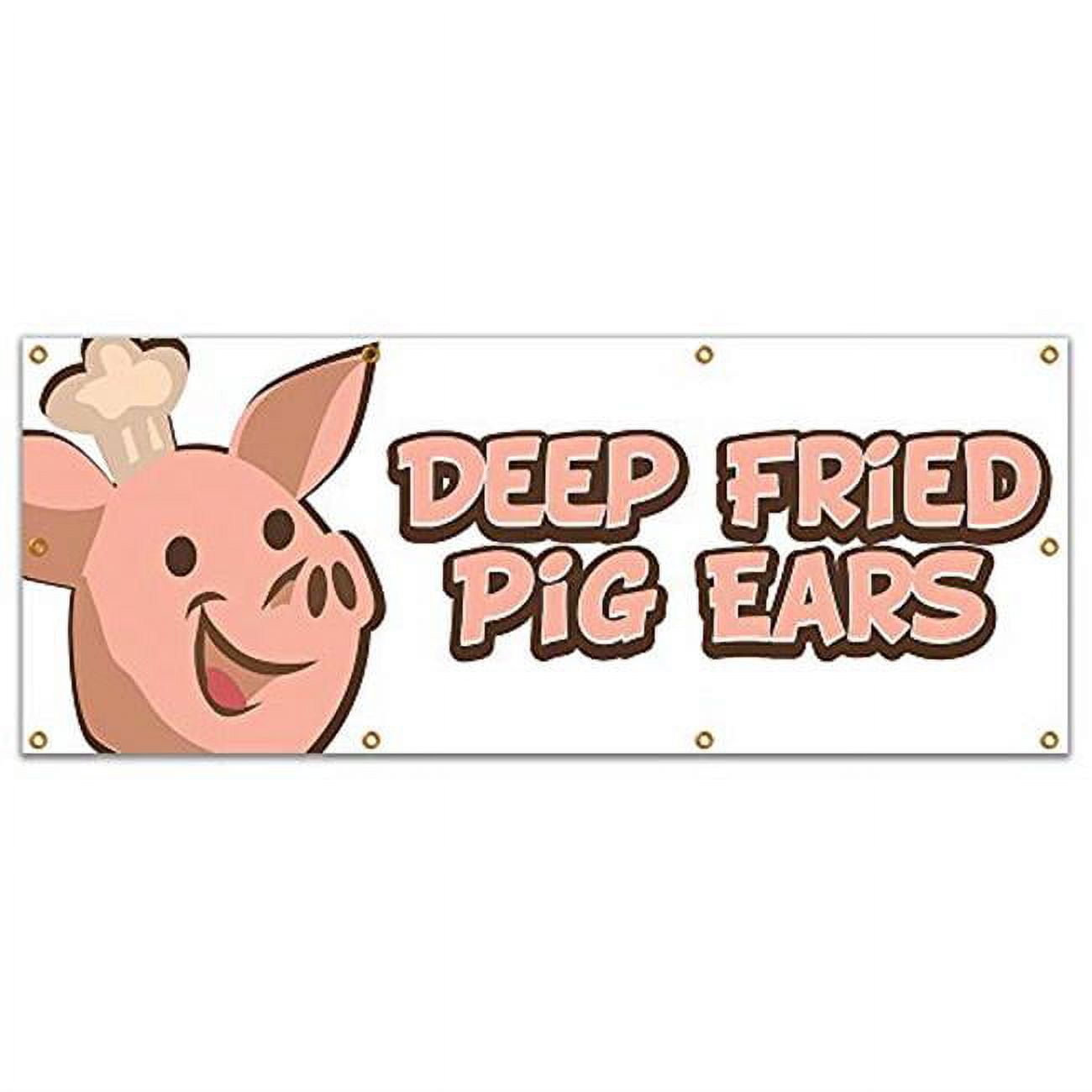 SignMission 96 in. Concession Stand Food Truck Single Sided Banner