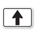 thumbnail image 1 of SignMission A-1218-22834 12 x 18 in. Aluminum Sign - Straight Thru Symbol Sign, 1 of 4
