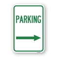 thumbnail image 1 of SignMission A-1218-23364 12 x 18 in. Aluminum Sign - Parking Sign & Right Arrow, 1 of 4