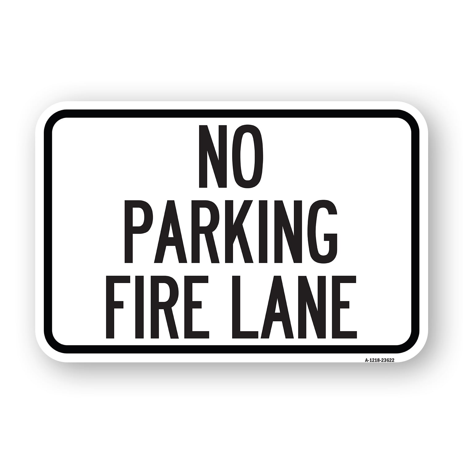 SignMission A-1218-23622 12 x 18 in. Aluminum Sign - No Parking Fire ...