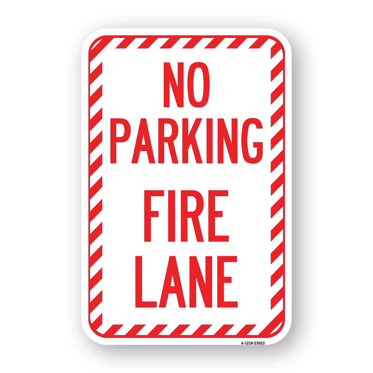 SignMission A-1218-23623 12 x 18 in. Aluminum Sign - No Parking Fire ...