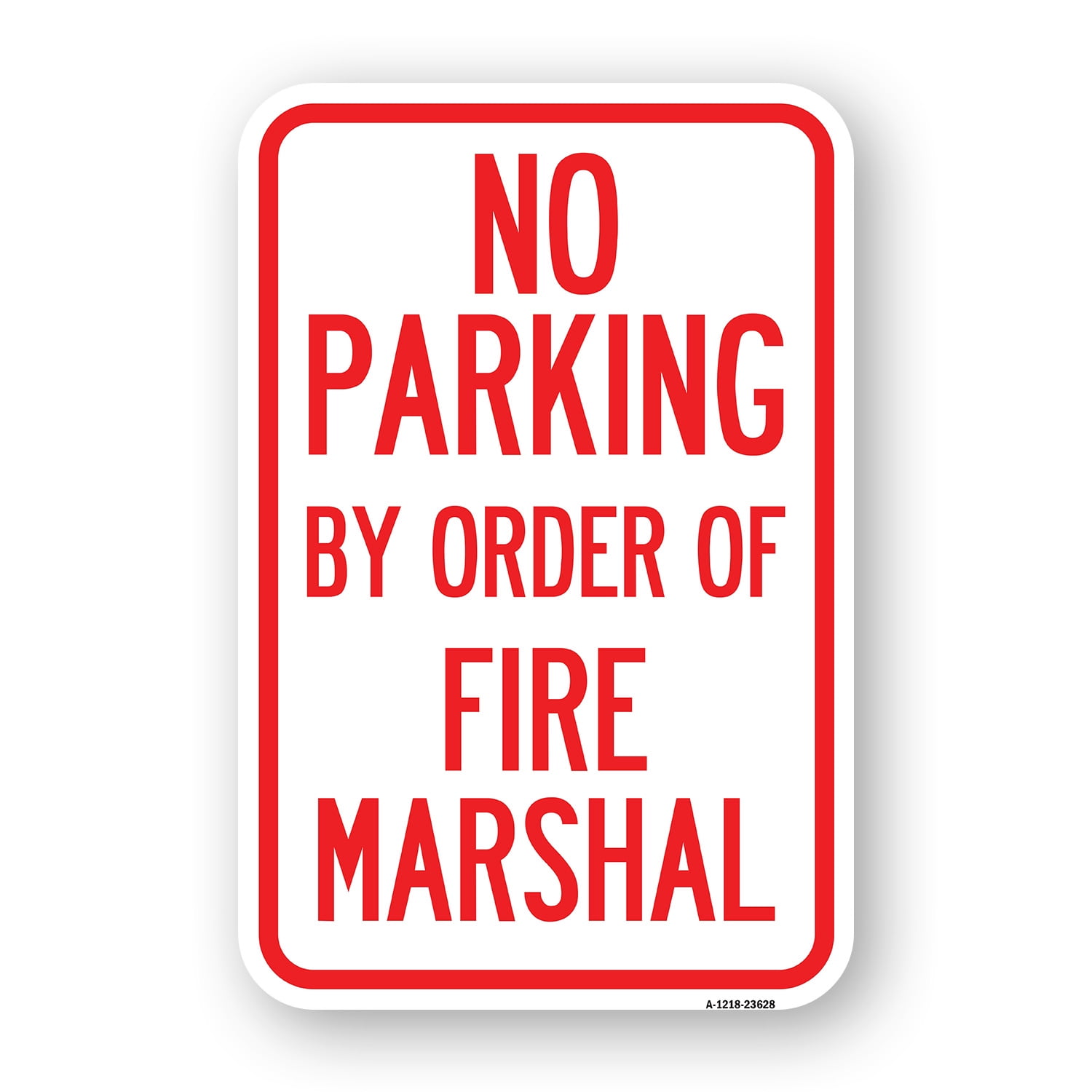 SignMission A-1218-23628 12 x 18 in. Aluminum Sign - No Parking by ...