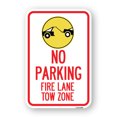 thumbnail image 1 of SignMission A-1218-23980 12 x 18 in. Aluminum Sign - Fire Lane Tow Zone with Graphic, 1 of 4