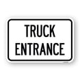 thumbnail image 1 of SignMission A-1218-24122 12 x 18 in. Aluminum Sign - Driveway Sign Truck Entrance, 1 of 4