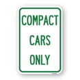 thumbnail image 1 of SignMission A-1218-24248 12 x 18 in. Aluminum Sign - Compact Cars Only, 1 of 4