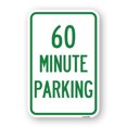thumbnail image 1 of SignMission A-1218-24367 12 x 18 in. Aluminum Sign - 60 Minute Parking, 1 of 4