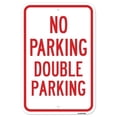 thumbnail image 1 of SignMission A-1218-25101 12 x 18 in. Aluminum Sign - No Double Parking, 1 of 4