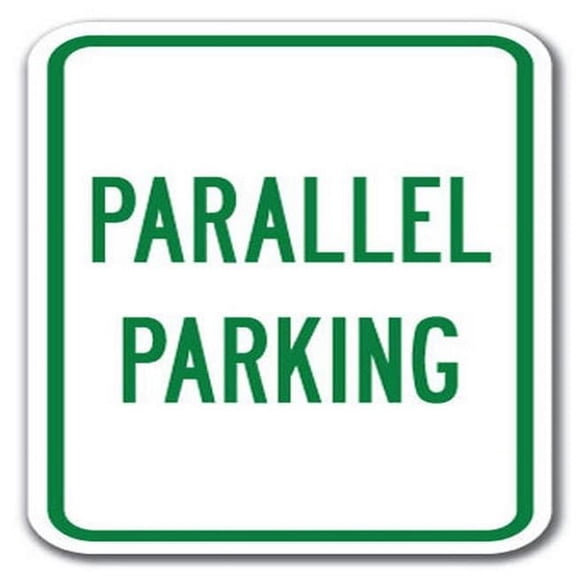 SignMission A-1218 Misc - Parallel Parking 12 x 18 in. Parallel Parking Heavy Gauge Aluminum Sign